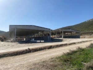 Cubierta de chapa grecada