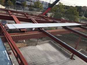 Descarga de cubierta de chapa metálica para cubierta deck