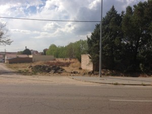 Parcela de la nueva edificación 