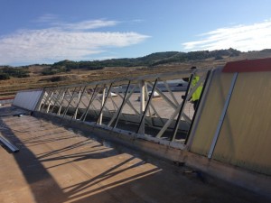 Rehabilitación de cubiertas - Cambio de lucernarios