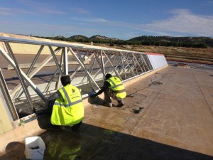 Rehabilitación de cubiertas - Cambio de lucernarios