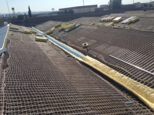 Canal acero galvanizada, aislamiento lana mineral y perfilería metálica tipo omega